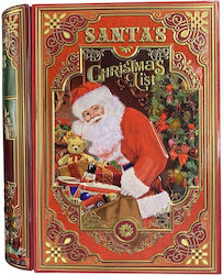 JK Home Decoration Χριστουγεννιάτικο Κουτί Μεταλλικό Μπρούτζινο 21x10x25cm