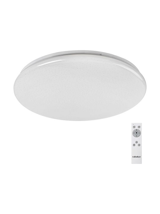 Rabalux Danny Classic Plastic Ceiling Light with Integrated LED 40pcs White