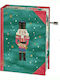 Moses Christmas Figure Box Green Length 9.5cm with Music