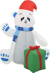 vidaXL Christmas Illuminated Bear Figure Multicolour 180cm