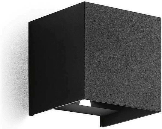 Gea Luce Henk Επιτοίχιο Εξωτερικό Σποτ LED IP54 με Φυσικό Λευκό Φως Διπλής Δέσμης