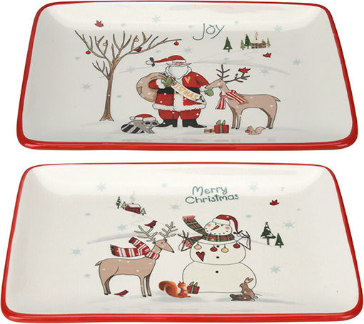 Zaros Weihnachtliche Teller (Verschiedene Designs)