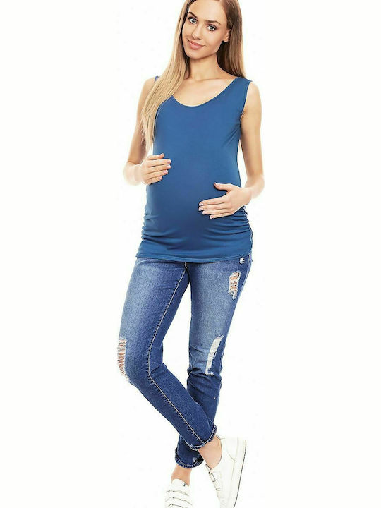 PeeKaBoo 0141 Top Maternity Tops Albastru