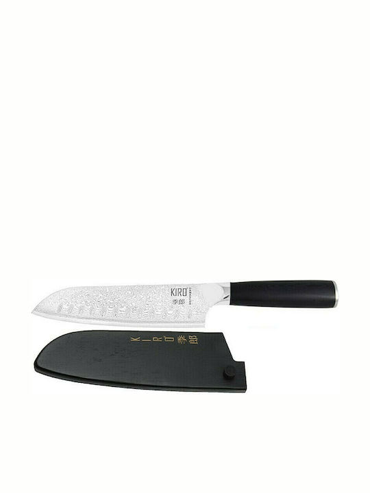 Kiro Kazan Μαχαίρι Santoku από Δαμασκηνό Ατσάλι 18cm 17-672018W