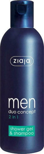 Ziaja Men Line 2 In 1 Душ Гел И Шампоан Душ Гелове В Гел За Мъже 300мл