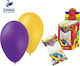 Set of 20 Balloons Latex Multicolour 24cm