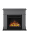 Tagu Larsen Floor Electric Fireplace 1500W 110x94.9cm Gray