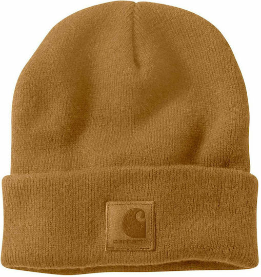 Beanie Männer Beanie Gestrickt in Braun Farbe 101070-BRN