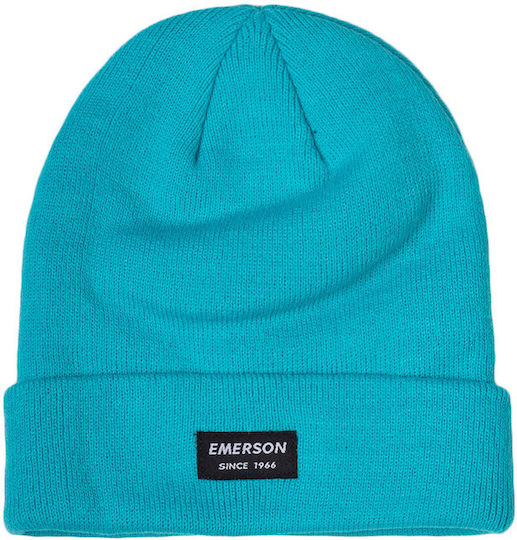Beanie Unisex Beanie Gestrickt in Türkis Farbe
