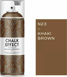 Cosmos Lac Chalk Effect Spray Κιμωλίας N23 Khaki Brown 400ml
