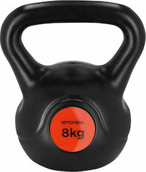 Spokey Kettlebell από PVC 8kg Μαύρο