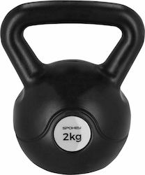 Spokey Kettlebell από PVC 2kg Μαύρο