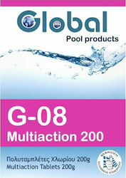 Global G08 Pool Chlorine Tablets Multi-Action 10kg