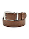 Borsche 0611-12 Men's Leather Belt Brown