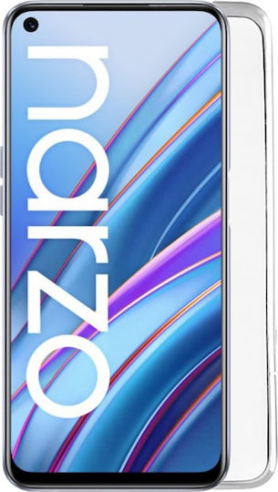 Realme Umschlag Rückseite Silikon Transparent (Realme Narzo 30)