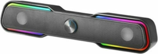 MSBX 2.0 Wireless Speakers with RGB and Bluetooth 10W Black