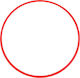 Vinex Red Rhythmic Gymnastics Hoop Ø35cm