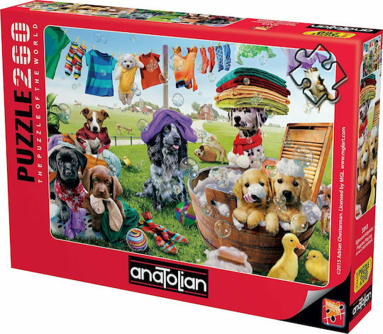 Παιδικό Puzzle Ώρα για Μπουγάδα από τον Adrian Chesterman 260pcs Anatolian