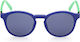 Guess Ochelari De Soare Pentru Copii Rotunzi Albastru