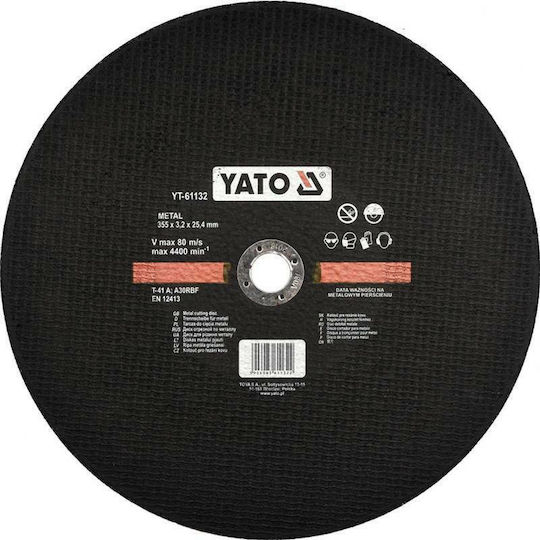 Yato YT-61132 Slicer/Coarse Grater Disc Metal 355mm 1pcs