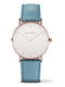 Paul Hewitt Herrenuhr 39mm Batterie mit Blau Lederarmband
