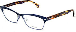 Police Eyeglass Frame Navy Blue V8789 I68M