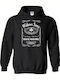 Window Sons Masonic Freemasonry Pegasus Sweatshirt with Hood in Black Color