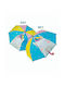 Floss & Rock Kids Curved Handle Umbrella Unicorn with Diameter 66cm Turquoise