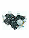 Floss & Rock Kids Curved Handle Umbrella 3D Space Transparent