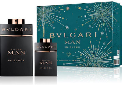 Bvlgari Man In Black Juice Juice Set Eau De Parfum 100ml & 15ml