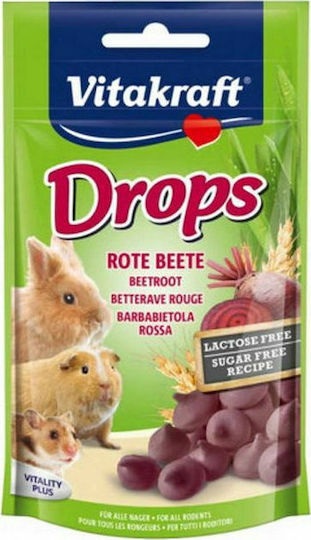 Vitakraft Drops Treat with Beetroot for Hamster 75gr