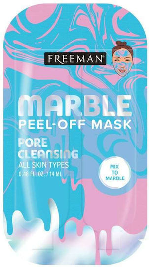Freeman Marble Pore Cleansing Peel Off Μάσκα Προσώπου για Καθαρισμό 14ml