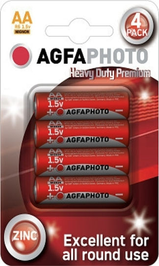 AgfaPhoto Цинкови батерии Цинк AA 1.5V 4бр