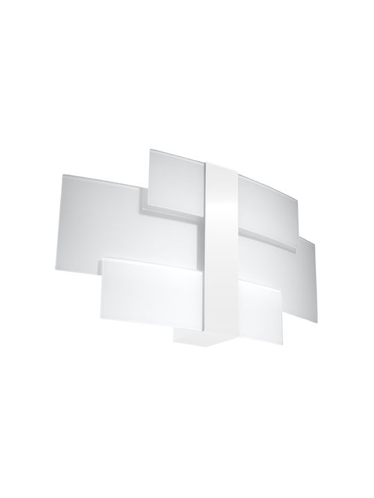 Sollux Celia Modern Lamp Wall with Socket G9 White 42x20x15cm