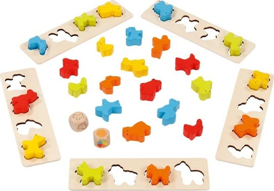 Brettspiel Παιχνίδι Χρωμάτων με Ζωάκια für 2-4 Spieler 2+ Jahre 56765 Goki