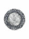 Iliadis Vintage Round Plastic Decorative Platter Silver 33x33cm