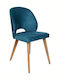 Bella Stühle Speisesaal Turquoise 2Stück 48x56x85cm