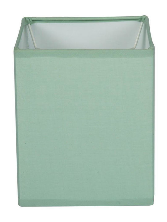VK Lighting Pătrat Abajur Verde cu Lățime 14cm