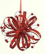 Red Hanging Ornament Ball 18cm