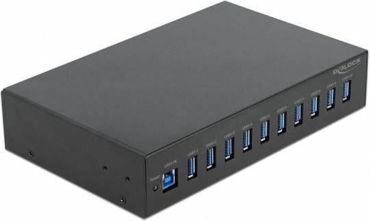 DeLock Hub 10 Θυρών USB 3.2 με σύνδεση USB-A