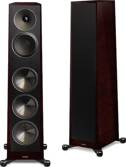 Paradigm Founder 100F Paar Hi-Fi Lautsprecher Boden 250W 3 Anzahl von Fahrern B32.8xT40.9xH106.5cm. Walnuss / Schwarz