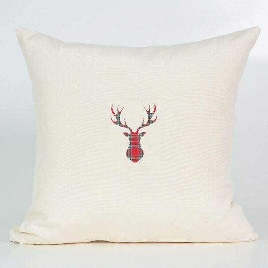Borea Christmas Decorative Square Pillowcase CR-7 White 45x45cm