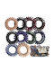 4teen-4ty Set Copii Elastice Spirală Colorate 50buc 401066