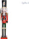 Wooden Christmas Nutcracker 55cm Red