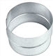 Viospiral 49-3190 Kanalanschluss Rauchrohrverbindung Metall 120mm Silber