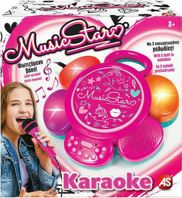 AS Microfon Karaoke Music Star pentru 3+ Ani