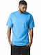 Urban Classics TB006 Men's Short Sleeve T-shirt Blue