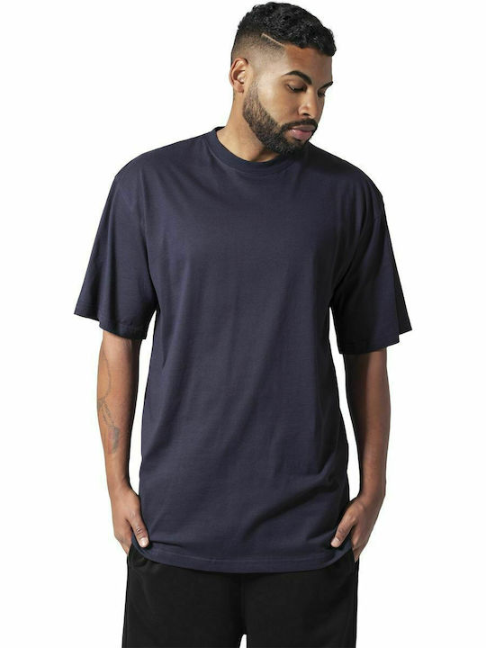 Urban Classics TB006 T-shirt Bărbătesc cu Mânecă Scurtă Albastru marin