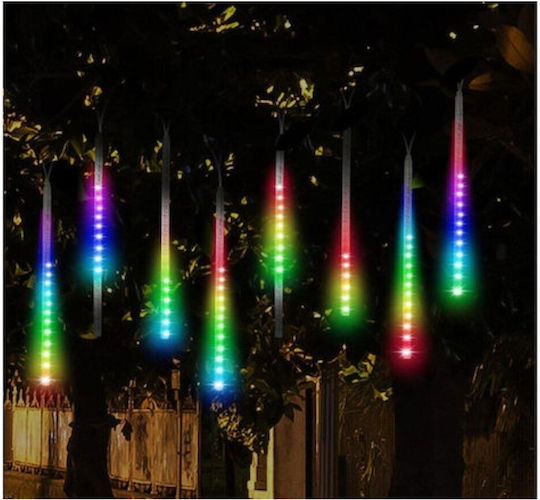8 Lămpițe LED 2.5m. x 50buc Multicolore tip Meteorit 1buc