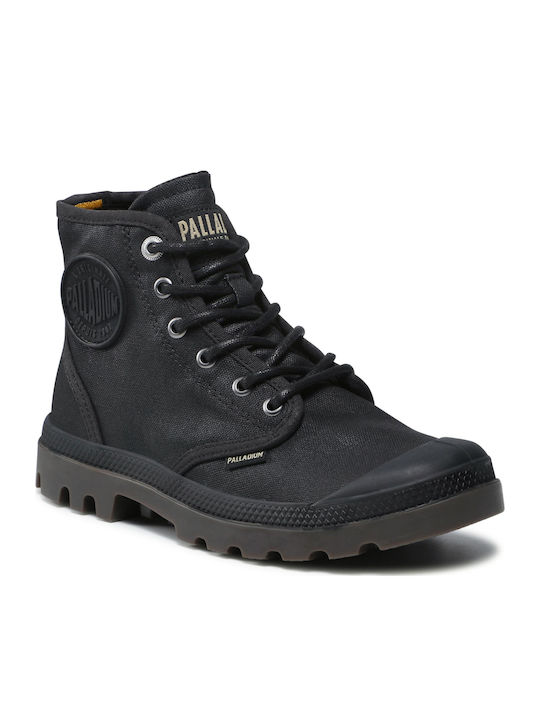 Palladium Pampa Hi Ανδρικά Μποτάκια Μαύρα
